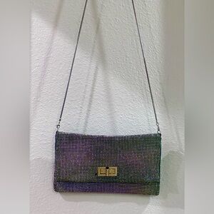 BCBG MAXAZARIA Iridescent “OilWash”  Crossbody Bag. Excellent condition!